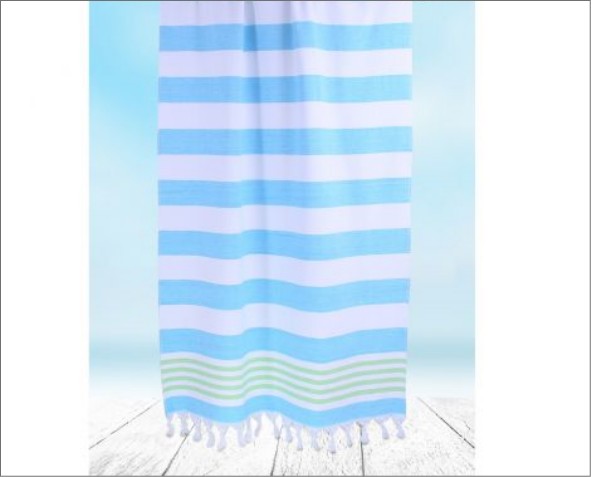 Niebieski Ręcznik Santorini