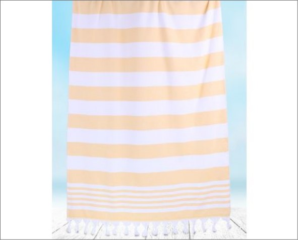 Pomarańczowy Ręcznik Santorini