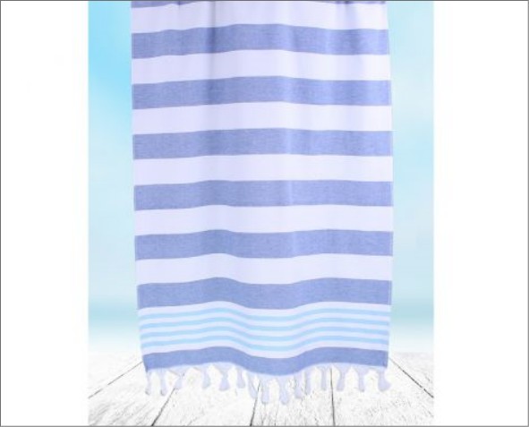Niebieski Ręcznik Santorini